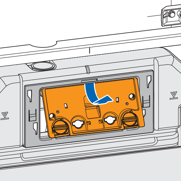 Système de rinçage d'urinoir à piles Flushcontrol 500 pour