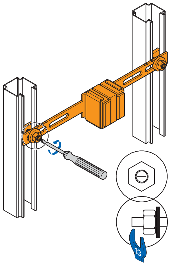  QWORK 6 Pièces Adaptateur T-Track, Vis Coulissantes M6