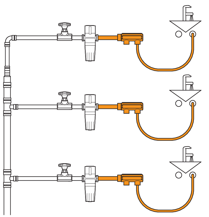 Réducteurs de pression d'eau pour installation en batiment d'élevage