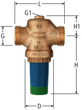 Réducteur de pression sans raccord à écrou mobile