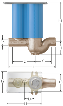 Unterputz-Druckreduzierventil Unica