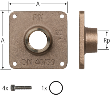 Copertura per flangia