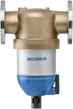 Filtro fine risciacquabile con flangia