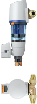 Filtre fin avec commande automatique de rinçage à contre-courant