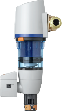 Filtre fin avec commande automatique de rinçage à contre-courant