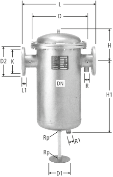 Filtro fine risciacquabile FF 6 N