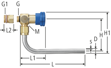Robinet pour prise d'échantillon