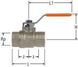 Robinet à bille pour des températures élevées