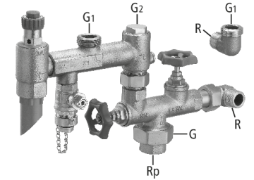 Gruppo valvola d'arresto e sicurezza HWU