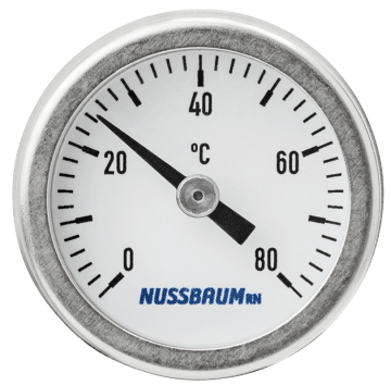 Thermometer mit Anzeigebereich 0 °C bis 80 °C