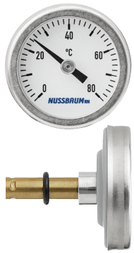 Thermometer mit Anzeigebereich 0 °C bis 80 °C