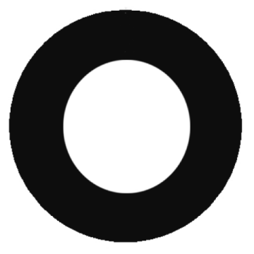 Flachdichtung für Rosette
