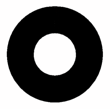 Guarnizione piatta per rosetta