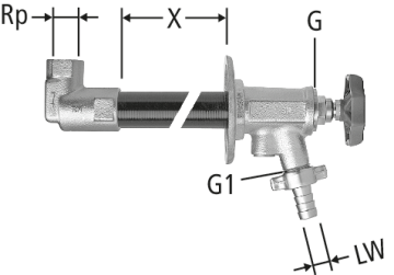 Robinet de jardin hors gel