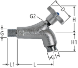 Rubinetto da giardino