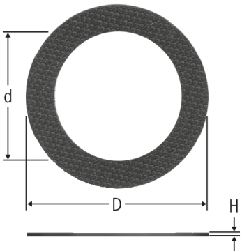 Flachdichtung