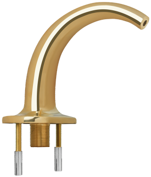 Bocca di fontana con materiale di fissaggio