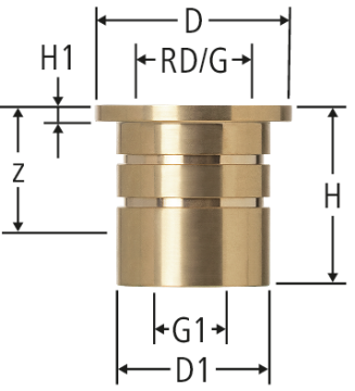 Unterteil mit Rundgewinde