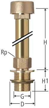 Bonde avec trop-plein enfichable