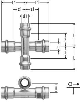 Optipress-Therm-Kreuzstück