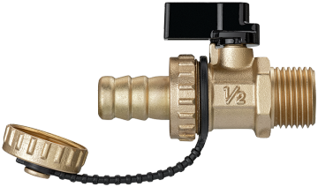 Füll- und Entleerkugelhahn