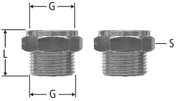 Übergang mit Innengewinde