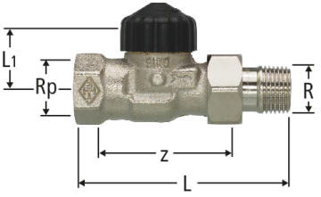 Valvola termostatica standard