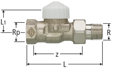 Valvola termostatica V-exact