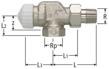 Valvola termostatica V-exact
