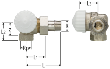 Corps de robinet thermostatique V-exact