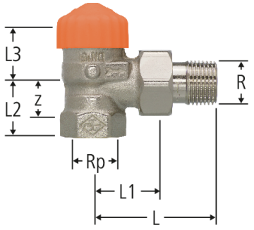 Corps de robinet thermostatique Eclipse