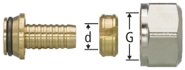 Klemmverschraubung für Verbundrohr