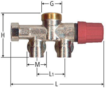TKM-Zweirohrventil M68 RA 2100