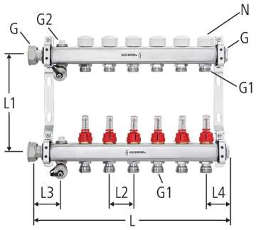 Therm-Control-Collettore di riscaldamento
