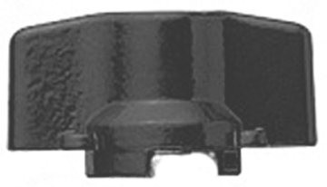 Poignée papillon jaune