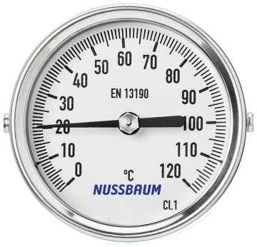 Termometro con fascia di visualizzazione 0 °C a 120 °C