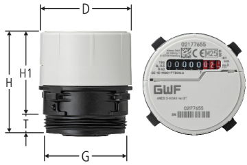 Compteur à capsule Koax