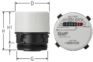 Compteur à capsule Koax