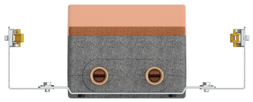 Scatola rubinetteria sotto muro per Geberit Duofix