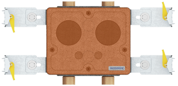 Scatola rubinetteria sotto muro per Geberit Duofix