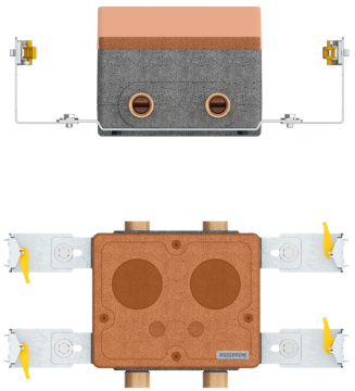 Scatola rubinetteria sotto muro per Geberit Duofix
