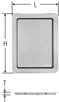 Plaque de recouvrement