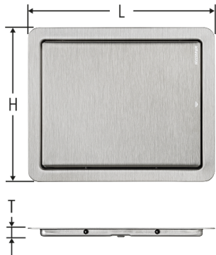 Plaque de recouvrement