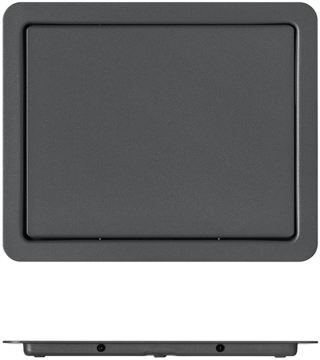 Abdeckplatte neutral für Fliesen oder Beplankung