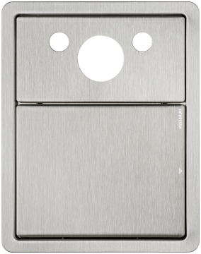 Piastra di copertura con foro di scarico rotondo