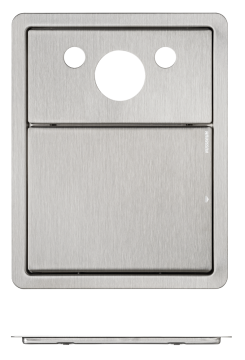 Piastra di copertura con foro di scarico rotondo