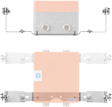 Gabarit de montage pour boîtier robinetterie à montage caché et boîtier distributeur Optiflex