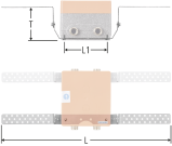 Montageschiene zu Unterputz-Armaturenbox und Optiflex-Verteilerbox