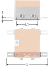 Montageschiene zu Unterputz-Armaturenbox und Optiflex-Verteilerbox