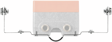 Set de montage pour boîtier lavabo à montage caché